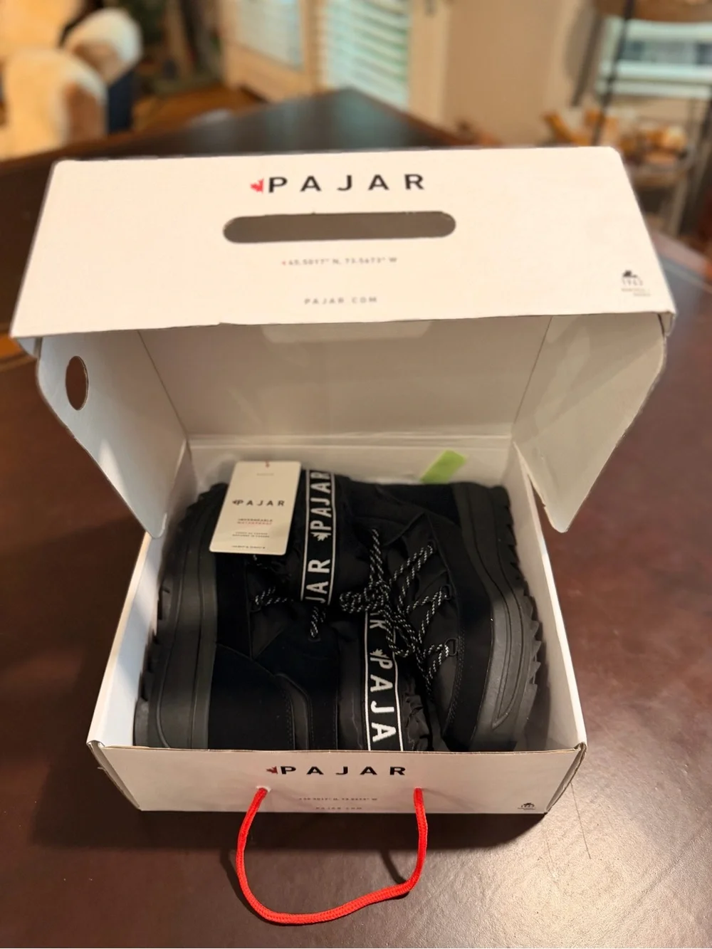 Pajar Womens Size 10 Black Waterproof Lace-Up Winter Boots Snow ❄️ boots